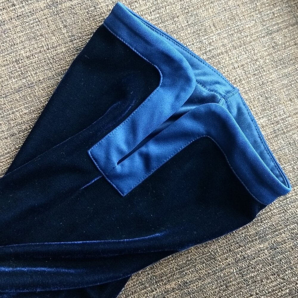 Women's Soft Surroundings Blue Velvet Tunic Shirt - Size Small - Picture 5 of 10